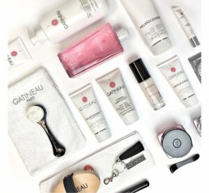 selection of Gatineau skincare products